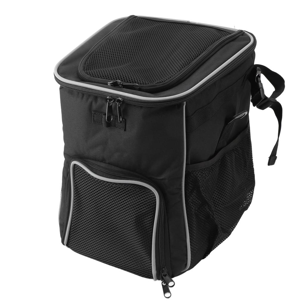Dog Bike Basket Waterproof Breathable Removable Dog Carrier Backpack for Outdoor Travel