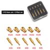 NIBBI 6/10 Pcs Motorcycle PE Carburetor Main Jets M5 M6 Injector Nozzle Jets Set for Yamaha Honda Motocross Accessories