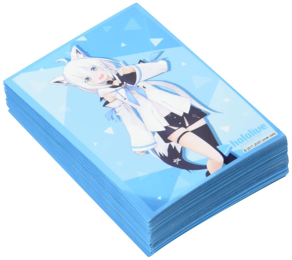 Bushiroad Sleeve Collection High Grade 2594 Hololive Production Shirakami 60 92 X 67mm Plastic Trading Card Sleeves Vol. Fubuki, Sleeves,
