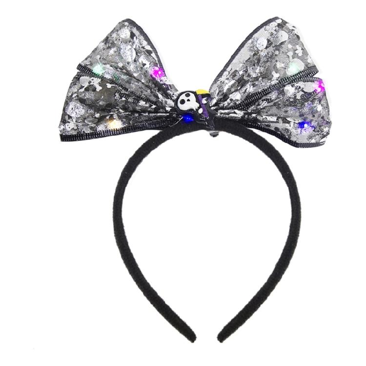 Teen Girl Photography Headbands Spooky Bowknot Shape Hairband Adult Headpiece Carnivals Party Role Play Costume Tool