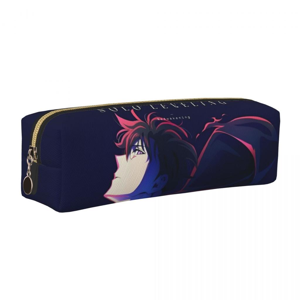 Creative S-Solo L-Leveling Anime Pencil Cases Pencilcases Pen for Student Big Capacity Bag Students School Gift Stationery