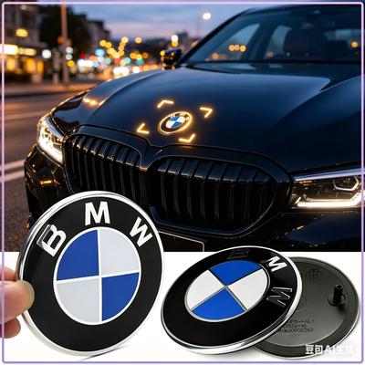 1Pcs Car Front Rear Logo Badge 74mm 82mm Emblem Fit M E F G Chassis X1 X2 X3 X4 X5 X6 X7 X8