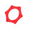 Hexagonal Shockproof Wireless Microphone Ring - Anti-roll, Anti-drop, Anti-slip KTV Soft Rubber Cover