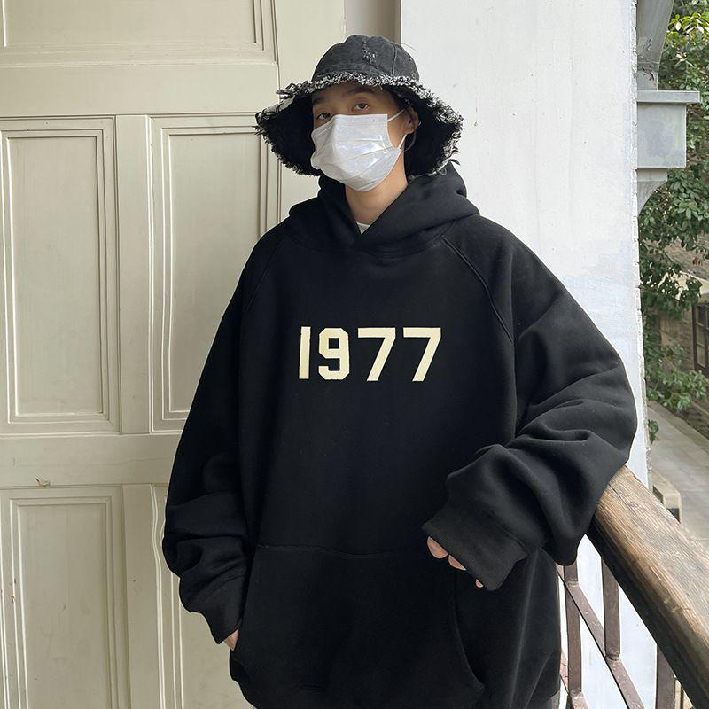 

1977 Sweater Men s Hooded Plus Size Oversize Tide Brand Heavy Autumn and Winter Men s Jacket Clothes Autumn XXXXXL