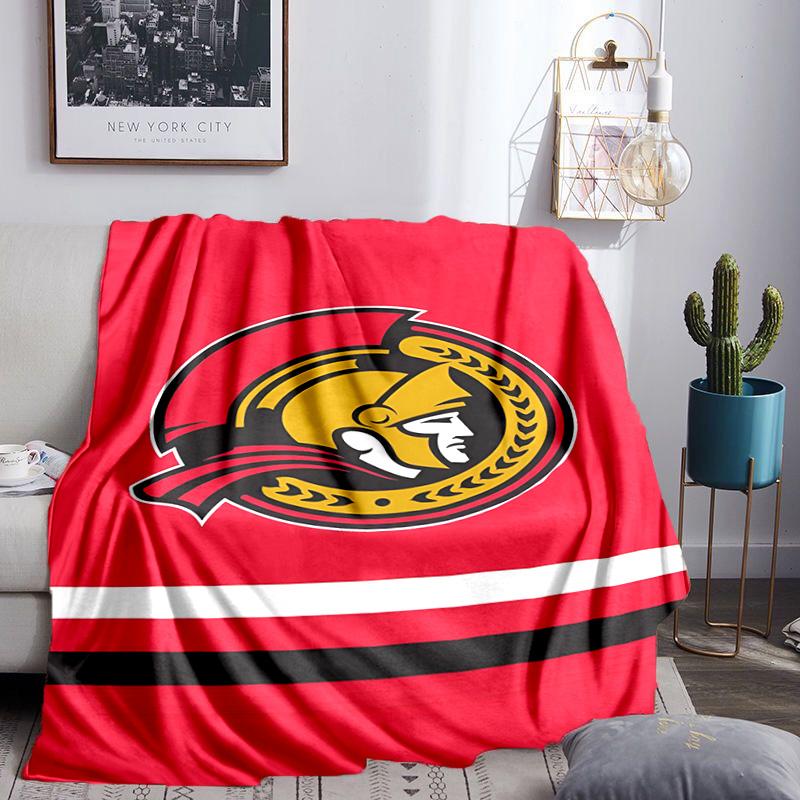 Senators Heritage Throws Blanket Flannel Blankets Plush for Couch Bed Gifts for Men Women Travel picnic blanket Christmas fan gifts