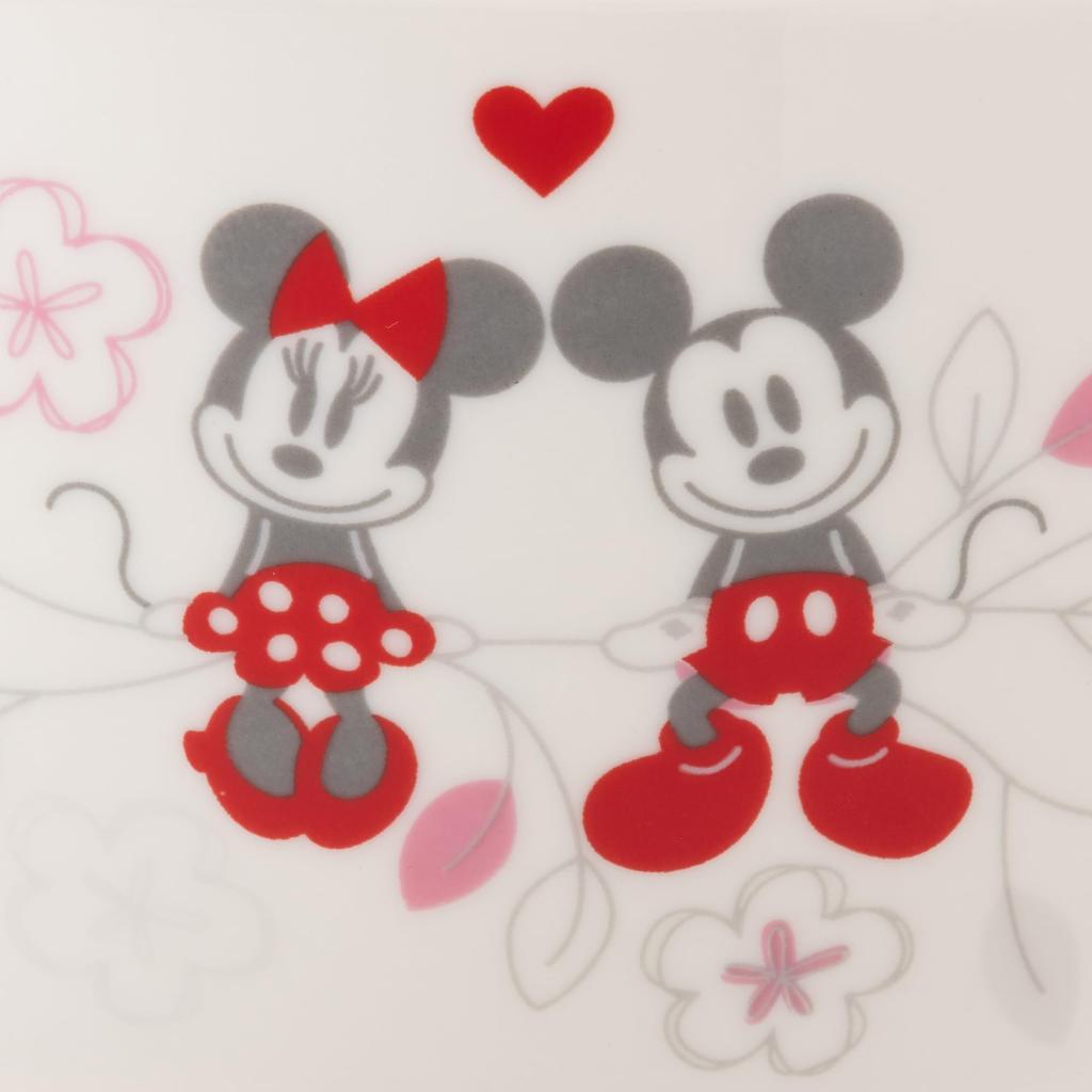 maebata Disney Mickey Minnie Flower Microwave Pack of 65089 & (Set 2)
