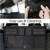Car Trunk Storage Bag Rear Sear Back Storage Bag Net Pocket, Multi-functional Storage Pocket Seat Back Hanging Organizer