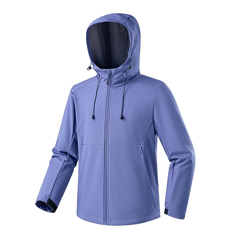 7A Antibacterial Waterproof Softshell Fleece Hooded Jacket: Outdoor Climbing & Casual Wear