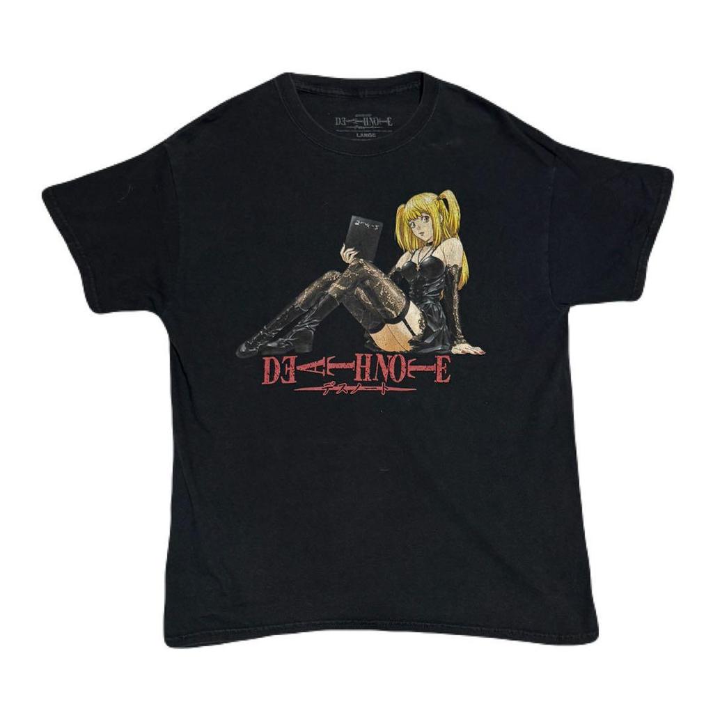 [USED] 00s DEATH NOTE T-shirt Misa Misa Death Note Anime L