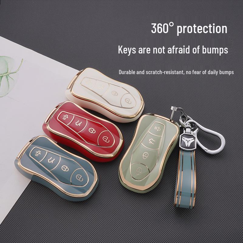 Husă cheie Geely pentru Xingyue, Boyue, Emgrand, Bin Yue, Borui, Vision - Carcasă premium pentru cheie auto.