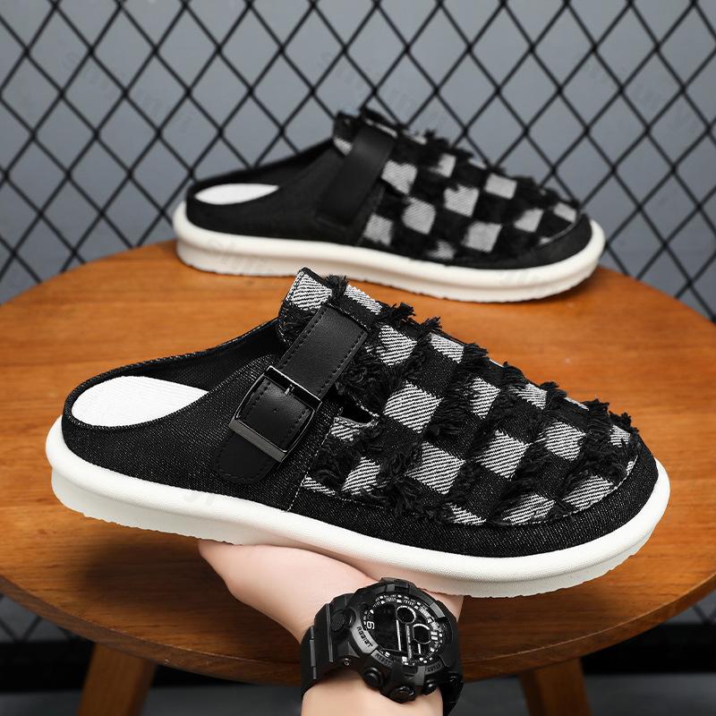 Mens Slippers 2025 Breathable Casual Outdoor Summer Sneakers Shoes Walking Hiking Slides Luxury Designer Fashion Home Loafers