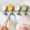 Removable Suction Cup Hook for Bathroom and Kitchen Strong Adhesive Towel Rack Waterproof Robe Coat Clothes Hanger