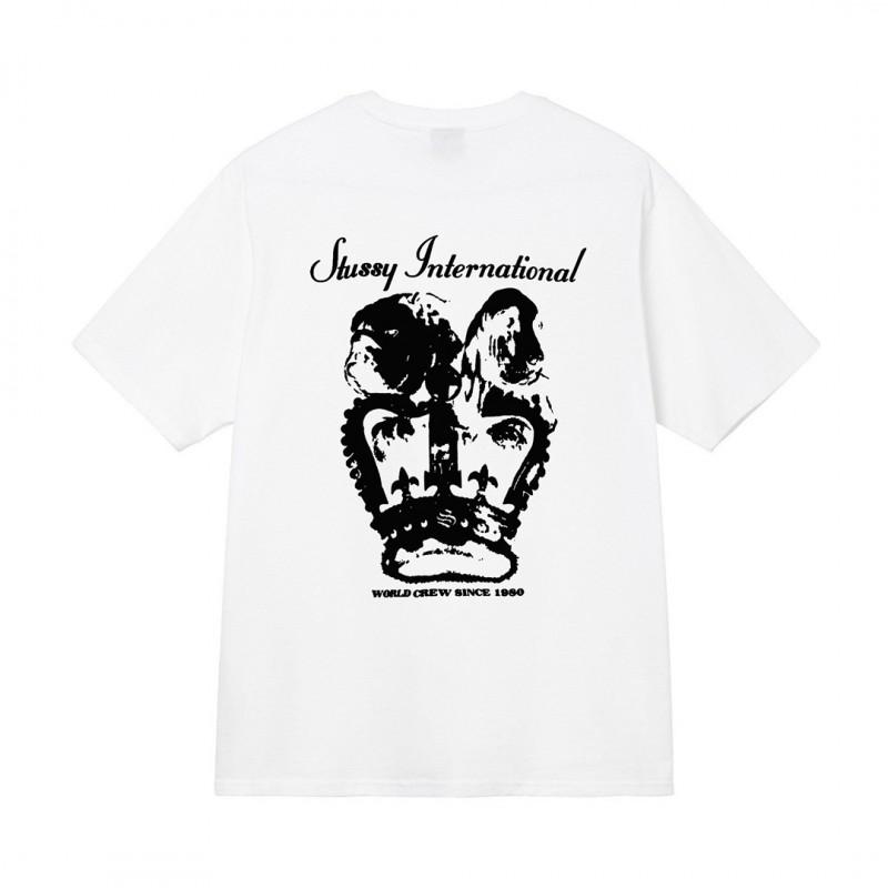 9 Amastudy T-shirt Uomo Donna Manica Corta Vestibilità Larga Cotone 270g Maglietta Casual Top