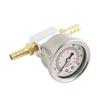 Universal 1/8Npt Fuel Pressure Gauge Liquid Filled Polished-Case 0-160Psi And Adaptor Kit For Car Fuel Injection Systems