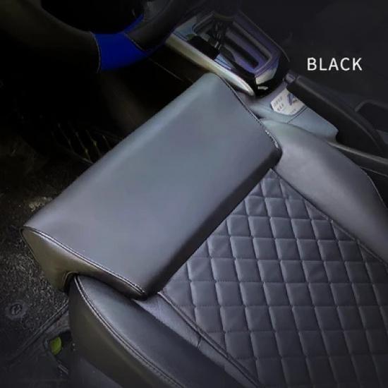 Leather Car Seat Extender Cushion Leg Support Pillow Memory Foam Knee Pad Long-Distance Driving Office Home Driver Protector Mat