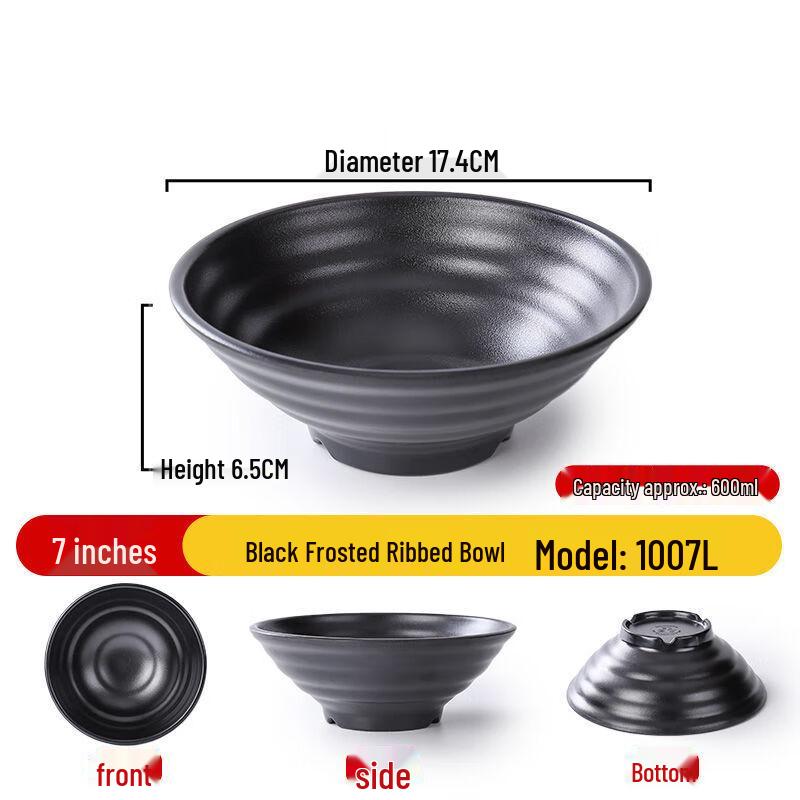 Jijun Commercial Melamine Conical Noodle Bowl