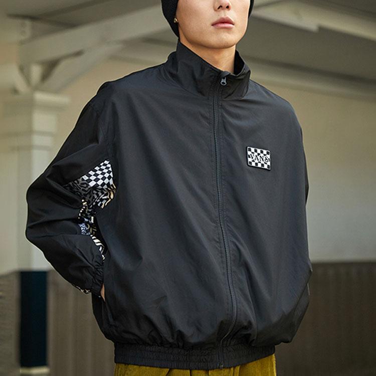 Vans Checkered Tiger Print Animal Jacket Men Outerwear Black VN0A5H9SBLK