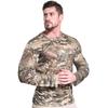 Značkové oblečení Nové podzimní jaro Pánské taktické maskáčové tričko s dlouhým rukávem Camisa Masculina Rychleschnoucí vojenská košile