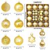 Christmas Tree Pendant, Christmas Ball Set, Painted Ball Pendant, Electroplated Christmas Ball Decoration, Mixed Christmas Gift Box