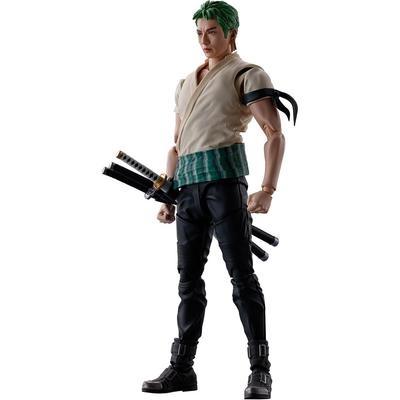 TAMASHII NATIONS SH. Figuarts Roronoa Zoro – Netflix ONE PIECE | 145mm PVC ABS Action Figure Dipinta