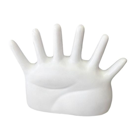 Six Finger Jewelry Stand Hand Shape Ring Holder Tabletop Jewelry Organizer Display Stand for Women Bracelets Necklaces Storage