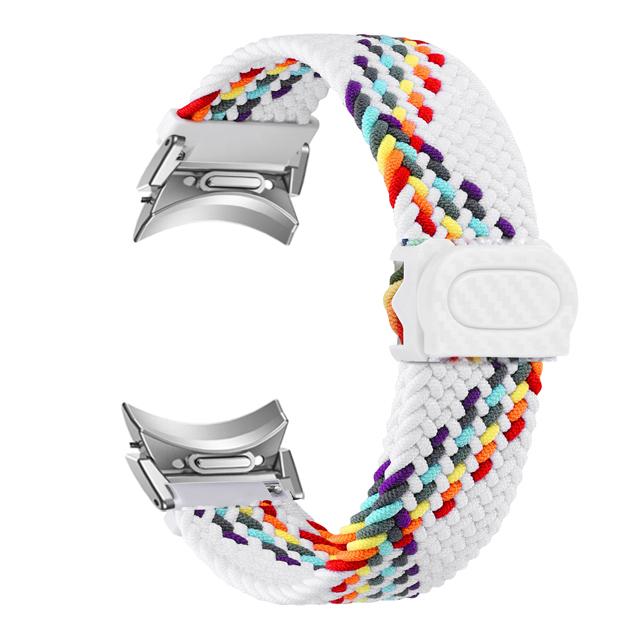 No Gaps Braided Band For Samsung Galaxy Watch 6 4 Classic/5 Pro/44mm 40mm 47mm 43mm Correa Nylon Bracelet Galaxy Watch 6 Strap