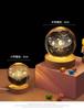 Crystal Ball With Wood Stand Laser Engraved 6CM Glass LED Crystal Ball Souvenir Gifts Home Decor Star Moon Night Light