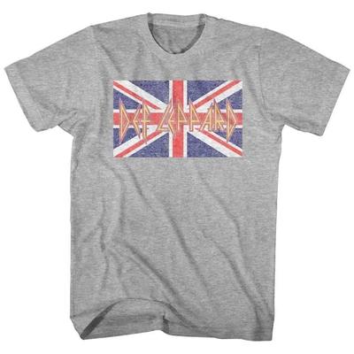 Def Leppard Union Jack Flag Men's T Shirt