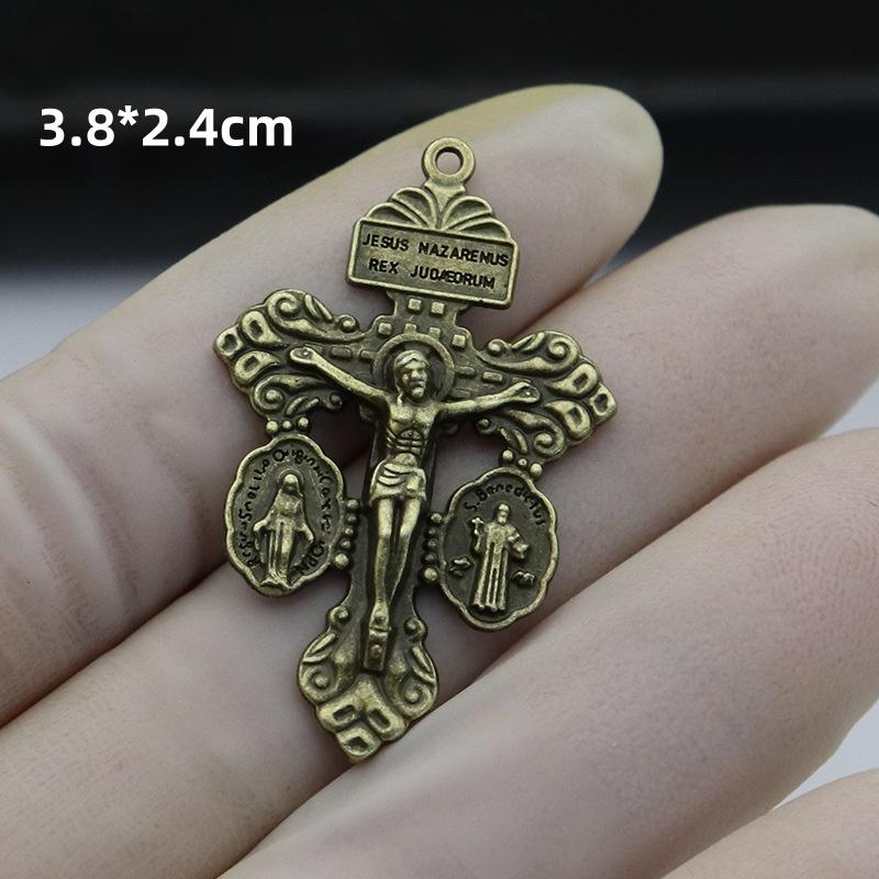 

2025 Новые 50 шт. Католические подвески-распятия «Прощение», крест прощения, домашний декор, изготовление DIY-подвесок, поделки, комната, маленькое украшение 50pcs