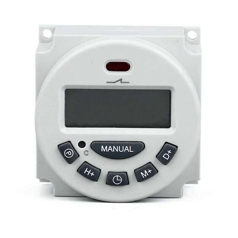 Digital Lcd Relay Switch Weekly Programmable Electronic Time Timer 12V ...