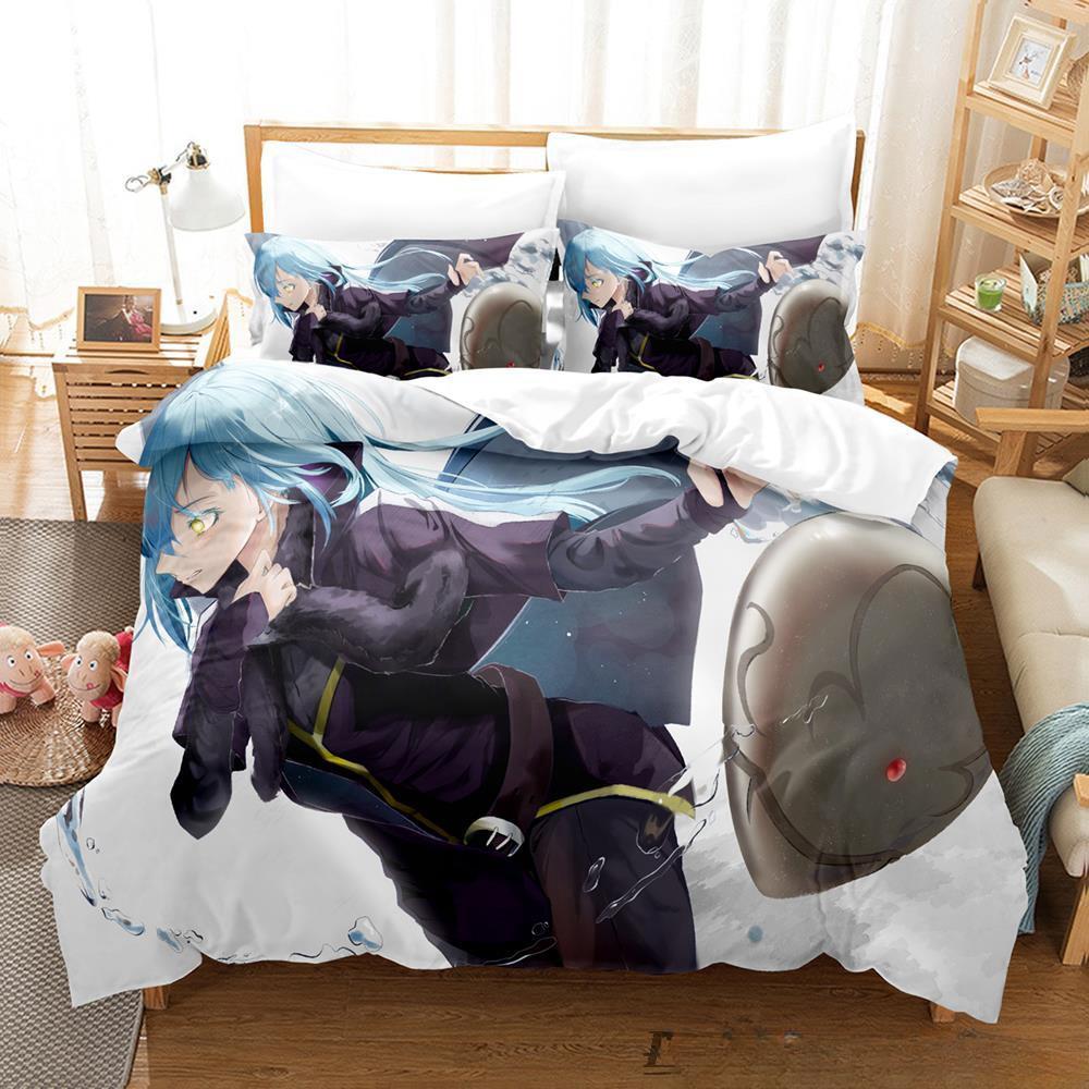 That Time I Got Reincarnated As A Slime Bedding Set Single Twin Full Queen King Size Bed Set Adult Kid Bedroom Duvet Cover Sets