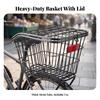 Cycle Rear Cargo Rack with Wire Basket | Metal Construction, RustResistant, Bike