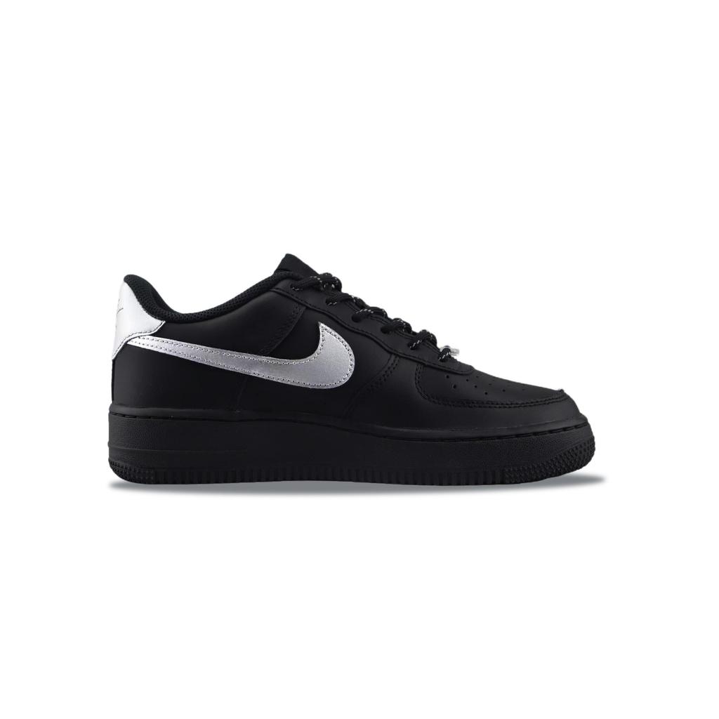Nike Air Force 1 Wear resistant And Lightweight Low top Skateboard Shoes Unisex Black Silver CW2288-001(Team129-)