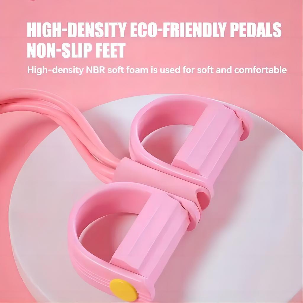 Multifunktions-Spannseilbänder für Fitness, Sit-Ups-Übungen, elastisches Band, Widerstandsbänder für Zuhause, 4-Schlauch-Pedalzieher mit elastischem Gummiband