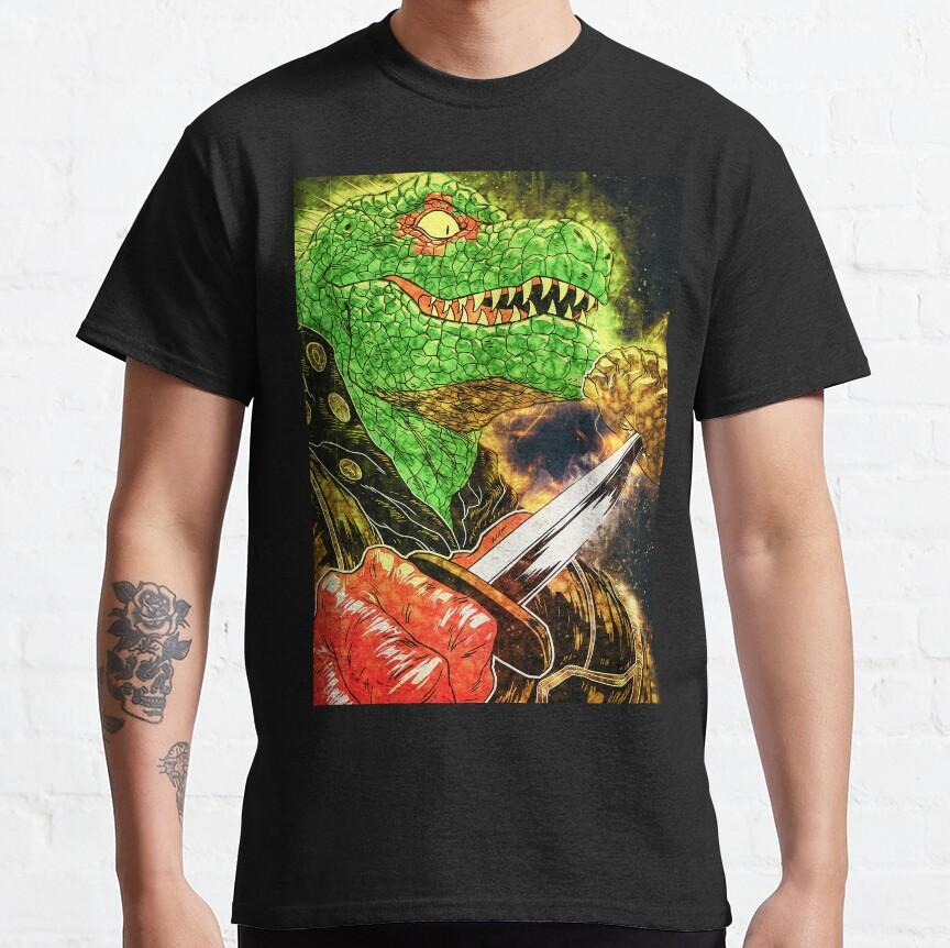 Men's Dai Dark Hateful Four Anime And Manga Kaiman Dorohedoro T Shirt Pure Cotton Clothes Short Sleeve Tees Plus Size T-Shirt