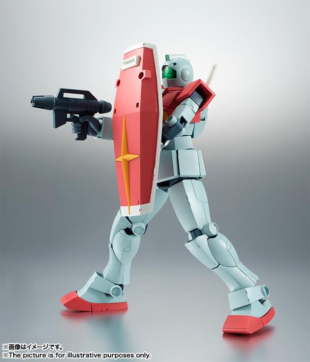 TAMASHII NATIONS ROBOT SPIRITS Mobile Suit Gundam RGM-79 GM Ver. A.N.I.M.E. (Rerelease) Approximately 125mm PVC & ABS Painted Movable Figure