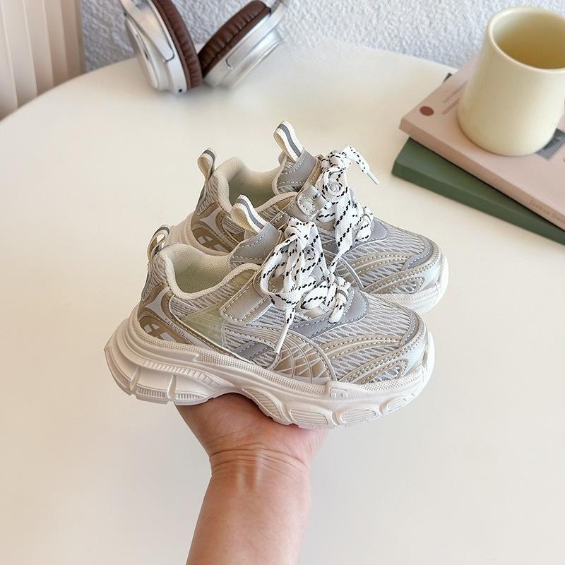 

Boys Breathable Casual Dad Shoes, Girls Anti-slip Shoes 37 бежевий