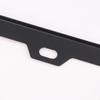 1 Set American Auto Accessory Universal Stainless Steel License Plate Frame Black Bracket Number Plate Tag Cover For Front Rear