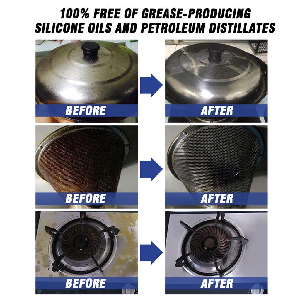 Küchenreinigungs-Schaumreiniger, Küchenutensilien-Rostentferner, Herdhauben-Schwerölreiniger