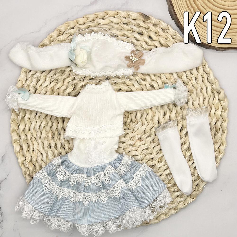30cm Bjd Dolls Princess Full Set 1/6 Anime Bjd With Clothes 23 Joint Movable Body 3D Eyes Girls Dress Up Birthday Gifts Toys