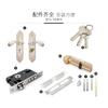 European Style Mute Room Door Lock Handle Fashion Interior Door Knobs Lock Luxurious Anti-theft Gate Lock Furniture Hardware