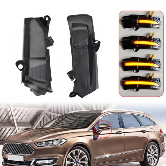 

2 шт. динамические поворотники, светодиодные указатели поворота, боковые фонари для FORD MONDEO 2013-2018