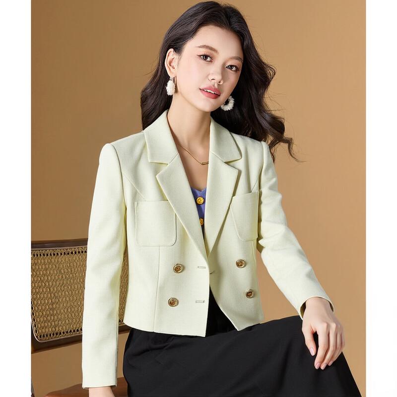 

Elegant Relaxed Short Lapel Blazer XL