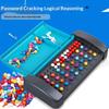 1 Set Board Games For Kids Logic Reasoning & Password Cracking Puzzle Tabletop Decompression Toy