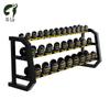 Xilu 640kg Round Head PEV Dumbbell Set with 3-Tier Rack