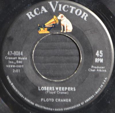 Disc 7 inch FLOYD CRAMER - Swing Low 478084 RCA Victor 1962 SUA Rock Folosit