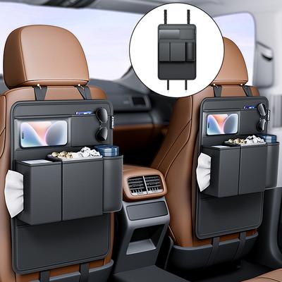 PU Leather Stowing Tidying Pocket Universal Multifunction Storage Box Car Seat Back Storage Organizer Bag Auto Styling