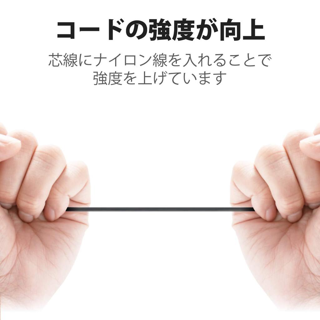 Elecom EHP-F12CABK Kabelgebundene In-Ear-Kopfhörer, 3,5-mm-3-Pin L-förmiger Stecker, 10,0-mm-Dynamiktreiber