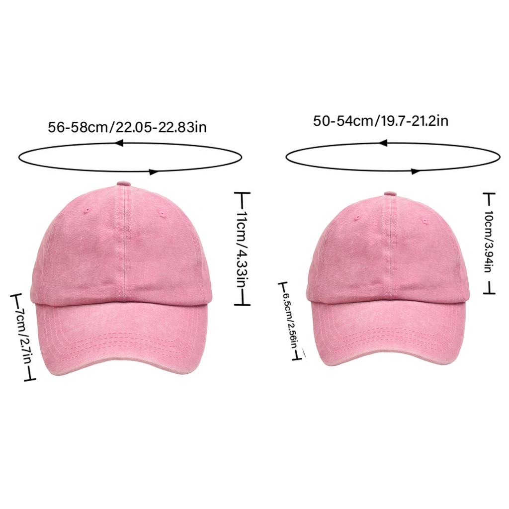 Cute Matching Hat Embroidered Baseball Hat for Exercise Soccer Running Sports Embroidery Versatile Hat