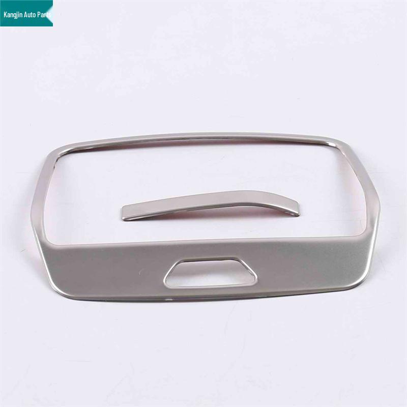 Ford 2019 Focus Innenraum Mod: Silberner Edelstahl-Lautsprecherring für die erste Reihe, Leselicht und Handschuhfach